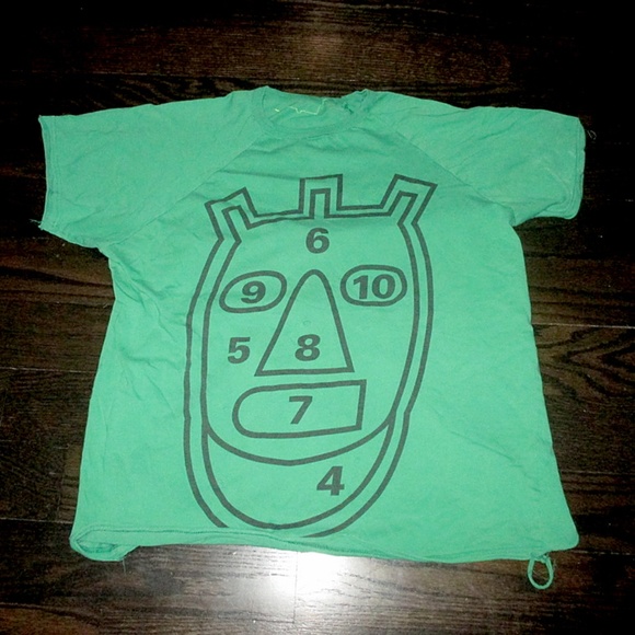 Walter Van Beirendonck Logo-print Face Mask in Green for Men